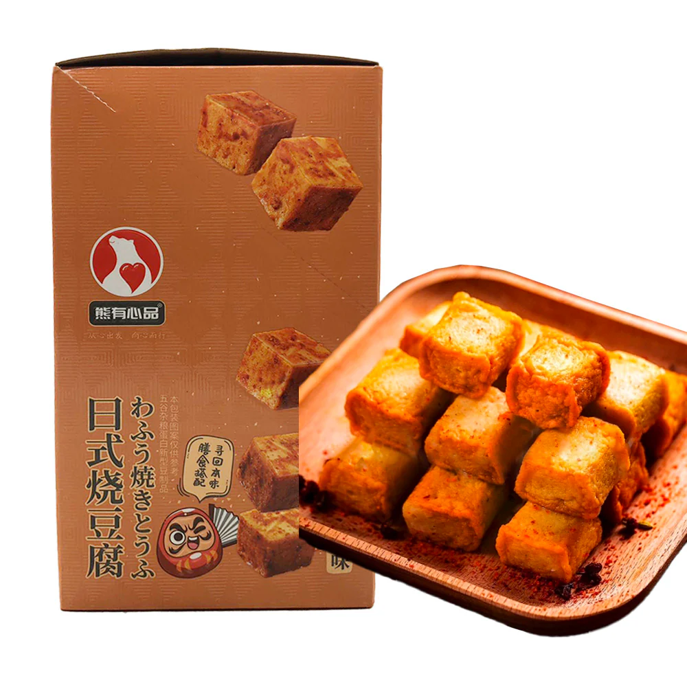 Bear Heart Japanese Grilled Tofu Classic Braised Flavor - 20 Packs, 540g