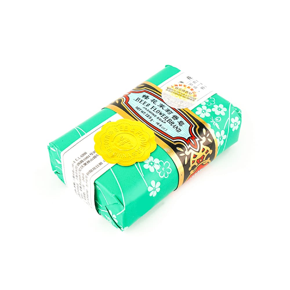 Bee & Flower Jasmine Soap - 125g x 3 - Image 3