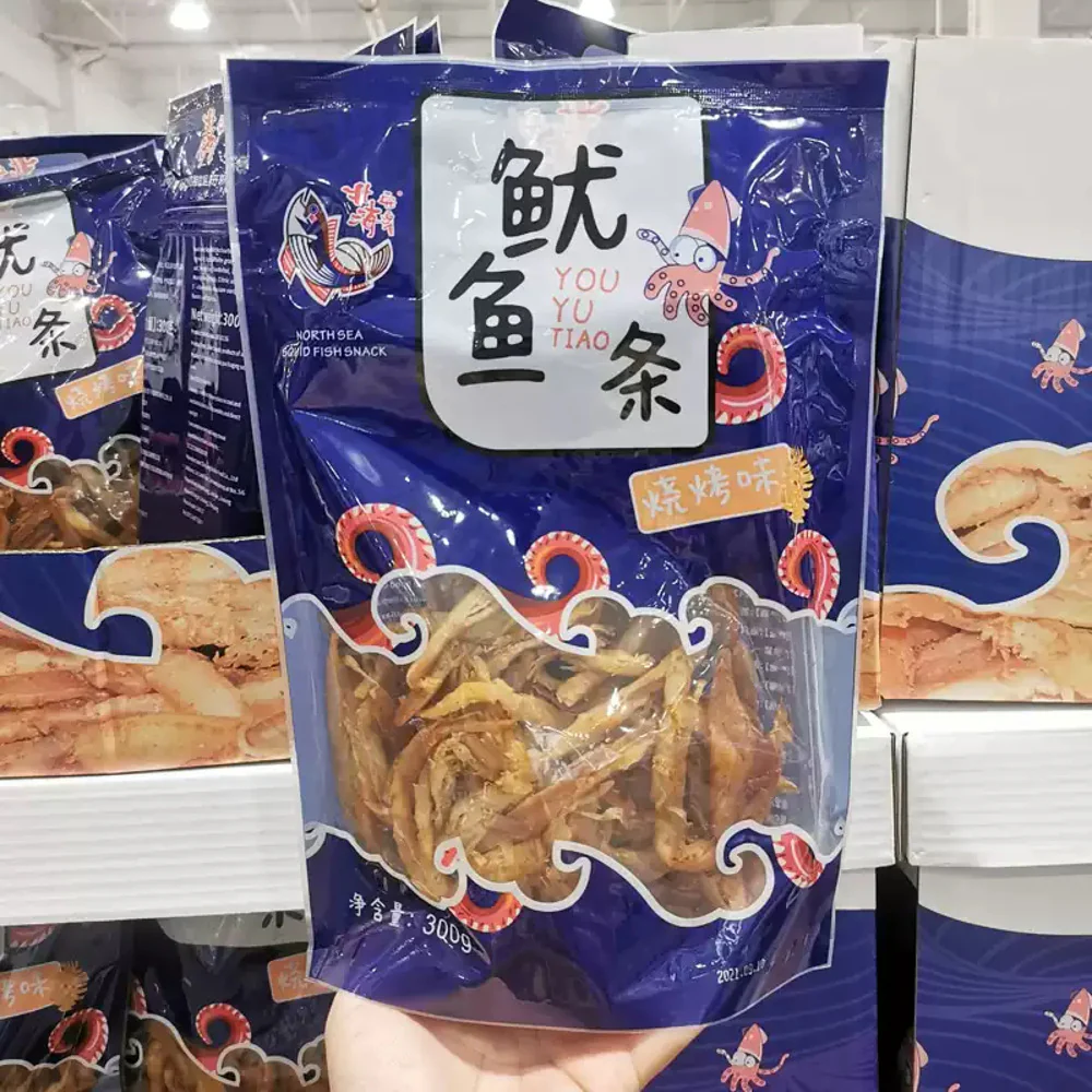 Beihai Anbin BBQ Squid Strips 300g – Limited Import - Image 3