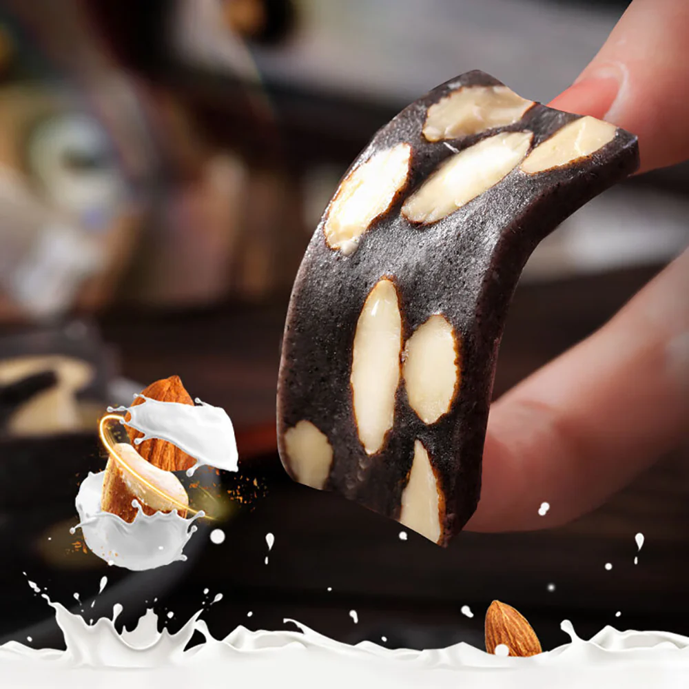 Ben Gong E Le Black Sesame and Almond Nougat - 150g - Image 2