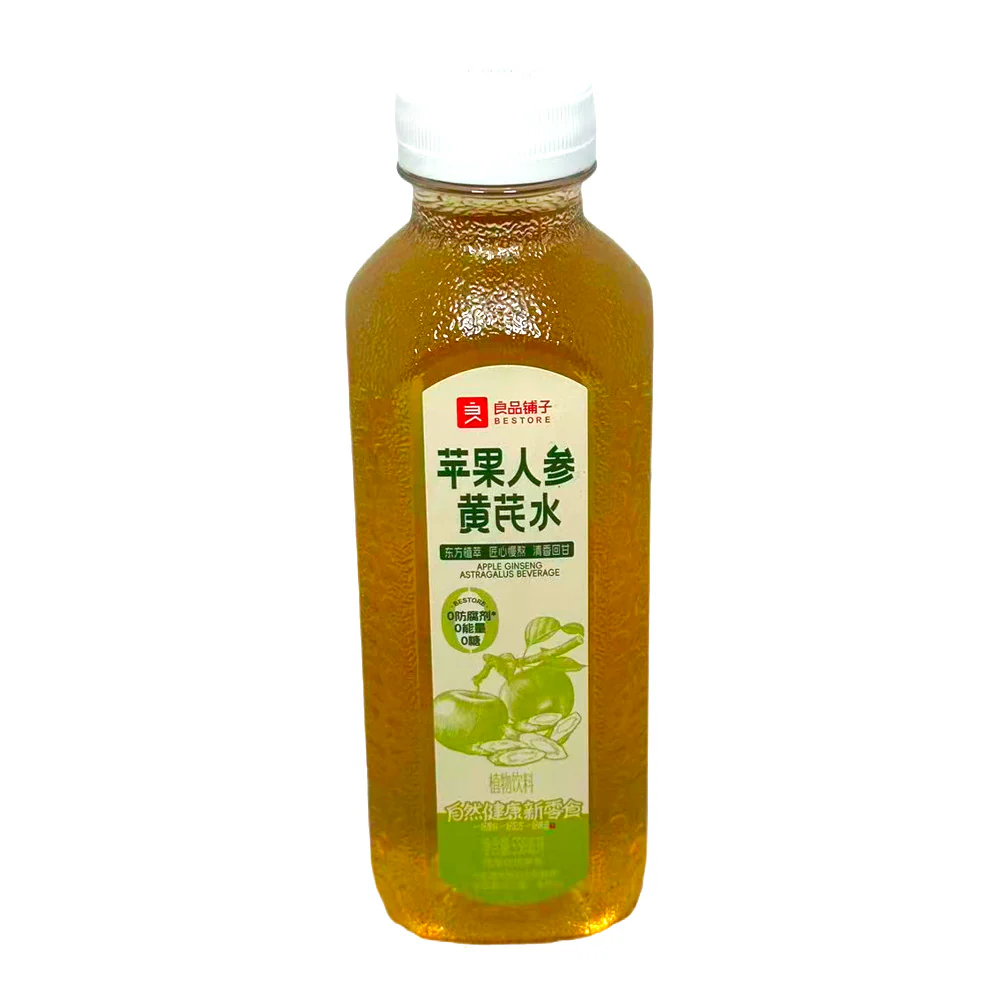 Bestore Apple Ginseng Astragalus Herbal Drink 550ml – Zero Sugar, Zero Calories
