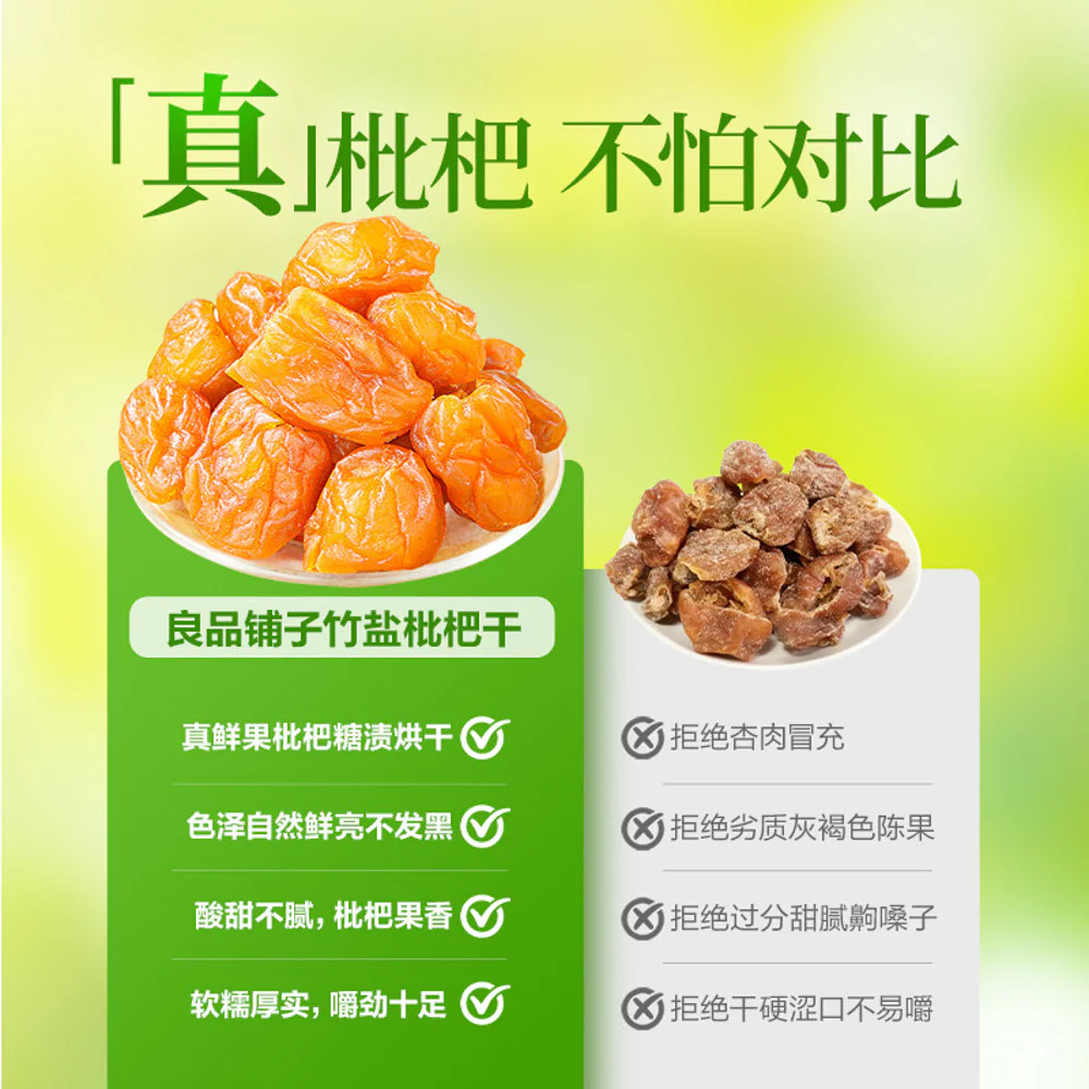 BESTORE Bamboo Salt Dried Loquat 200g - Image 5