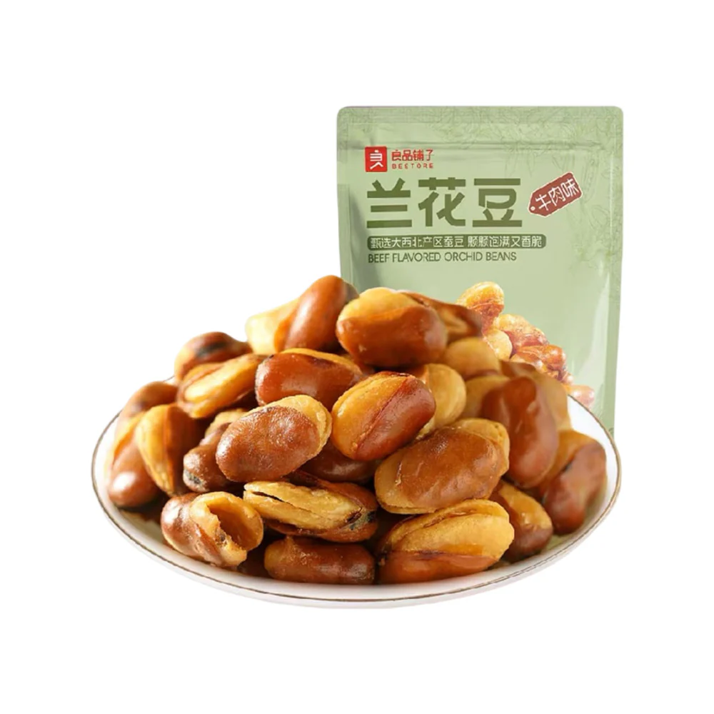 Bestore Beef Flavoured Orchid Beans 120g – Crispy Broad Bean Snack