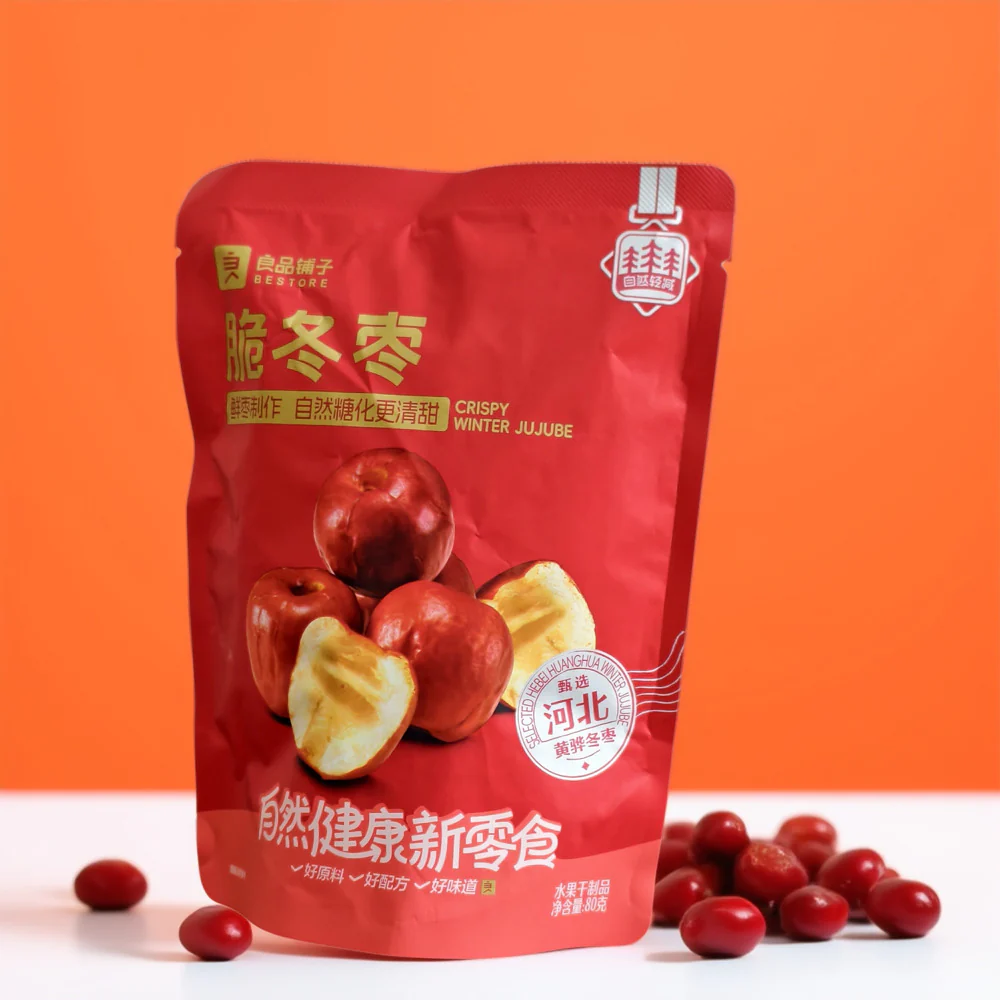 Bestore Crispy Winter Jujube 80g - Chinese Red Date Snack - Image 3
