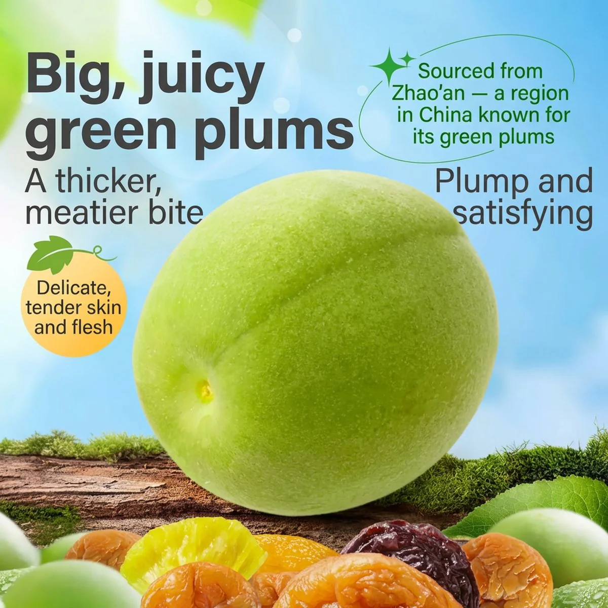 Bestore Green Plums with Pineapple - 80g - Image 3