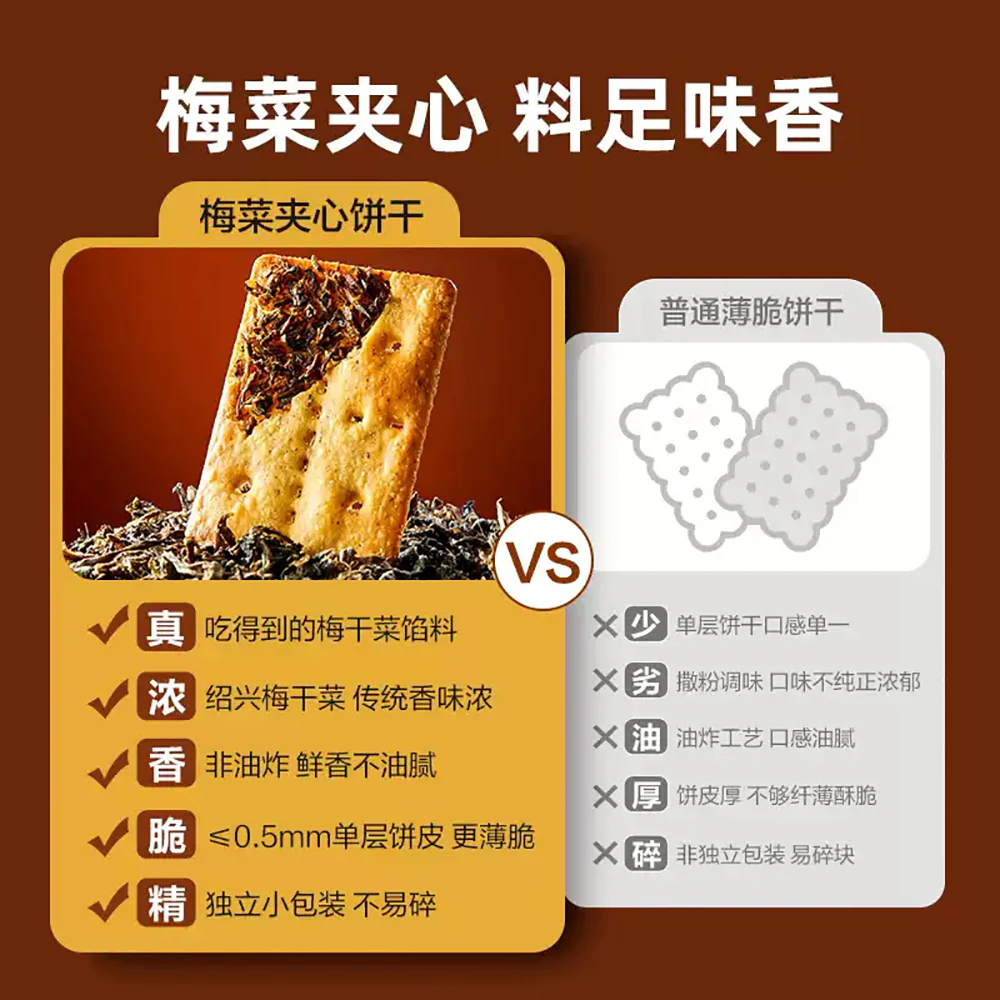 Bestore Preserved Vegetable Biscuits - 160g - Image 3