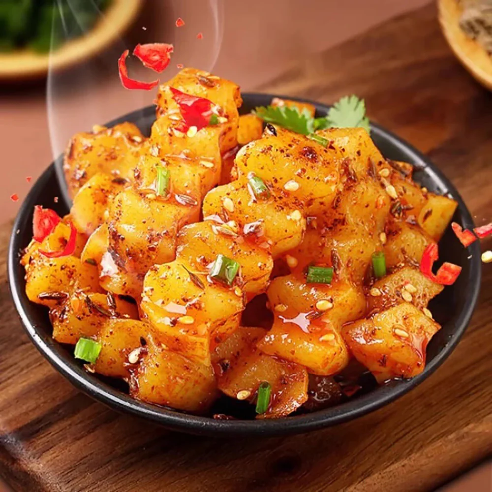 Bestore Sichuan Style Spicy Potato Sticks - BBQ Flavor, 120g - Image 4