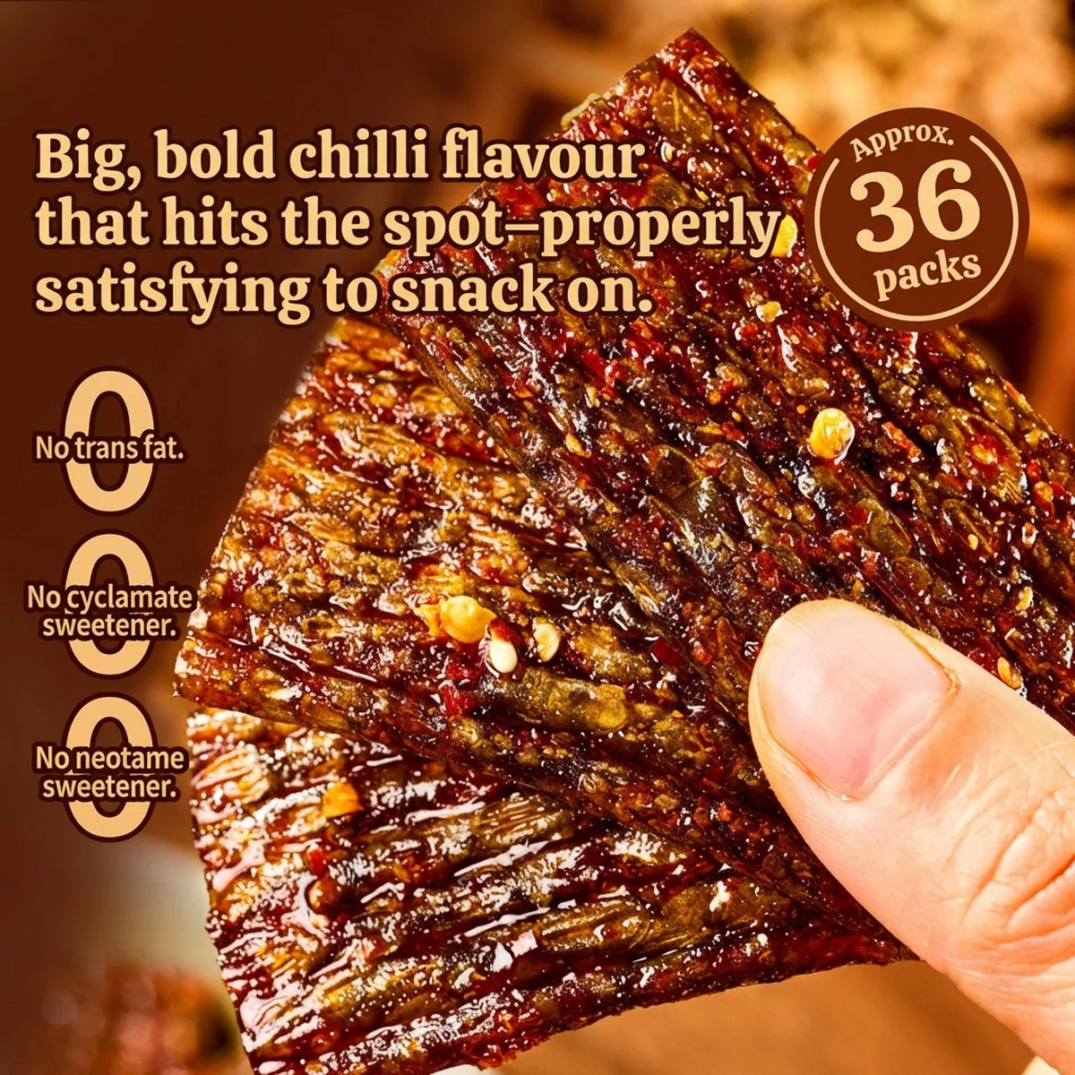 Bestore Spicy Stinky Dried Tofu 198g - Individually Wrapped - Image 2