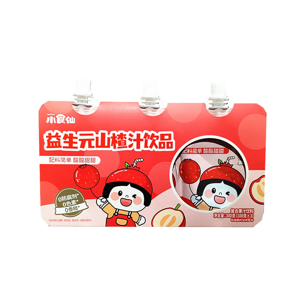 Bestore Xiaoshixian Prebiotic Hawthorn Juice Drink – 100g x 3 Pouches
