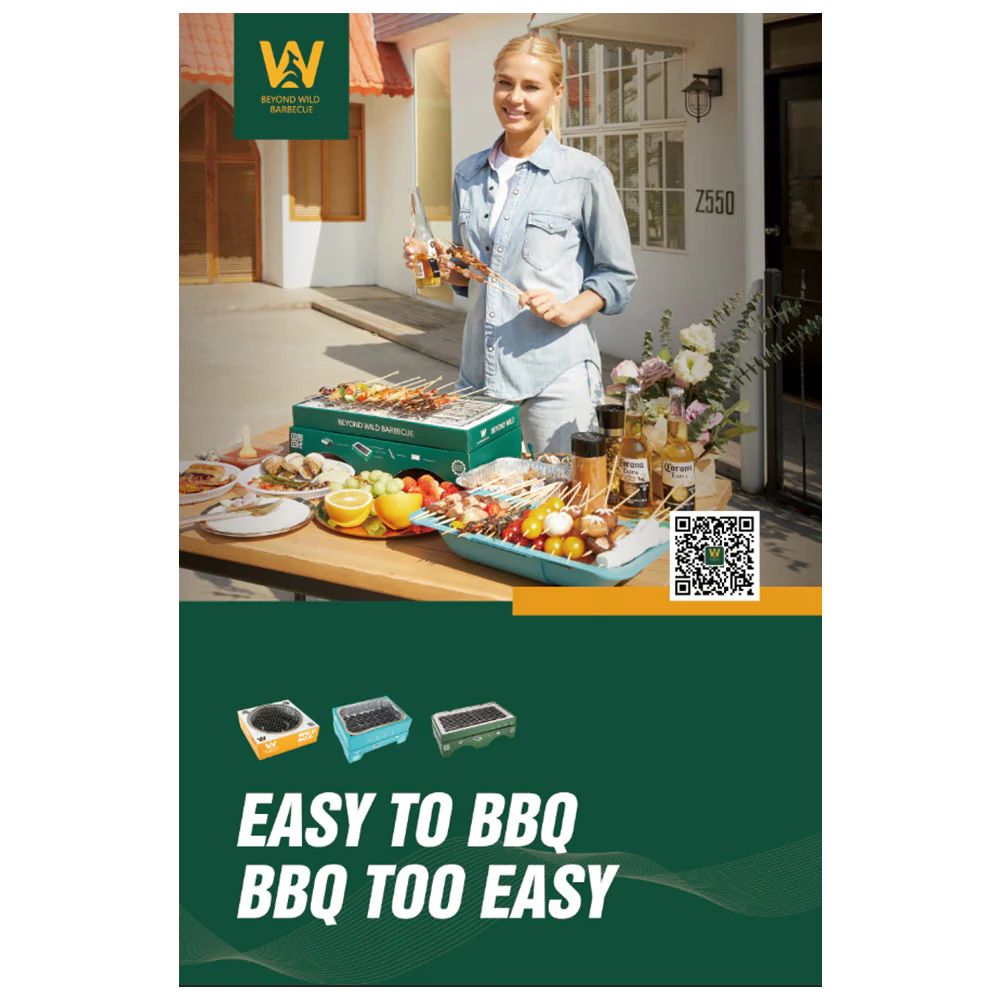 Beyond Wild Disposable Barbecue Grill - Rectangular - Image 4