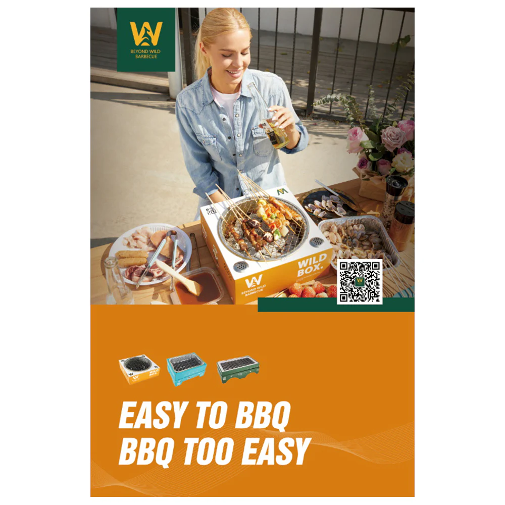 Beyond Wild Disposable Square BBQ Grill - Korean Style - Image 3