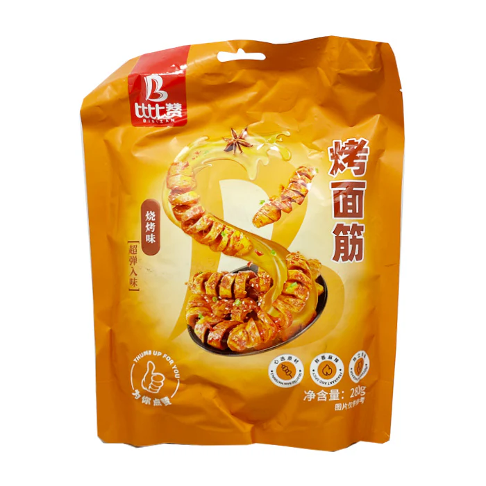 Bibizan Grilled Wheat Gluten Snack – BBQ Flavour 280g