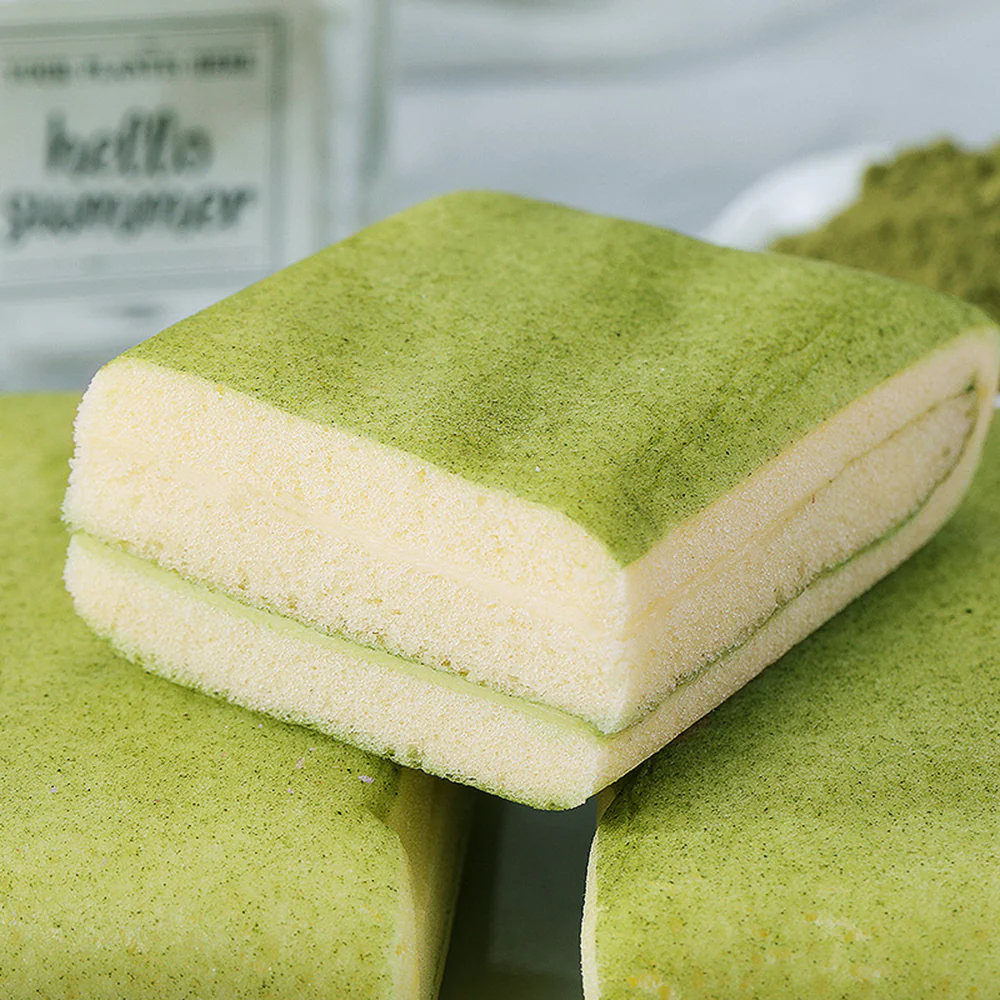 Bibizan Matcha Flavor Cake Rolls - 300g - Image 2