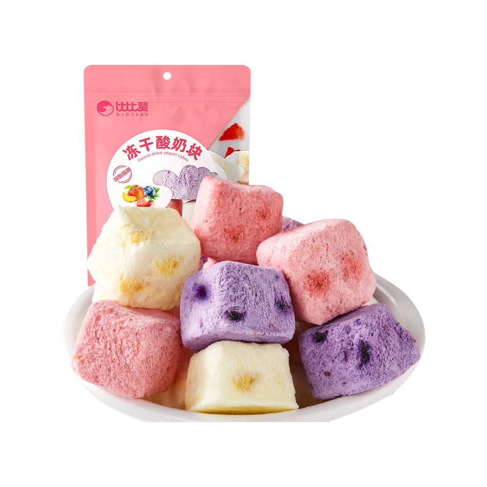 Bibizan Mixed Flavour Freeze-Dried Yoghurt Cubes 100g