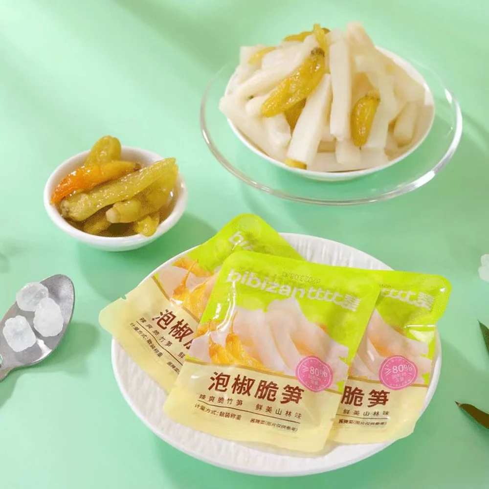 Bibizan Pickled Chilli Crunchy Bamboo Shoots 200g - Image 3