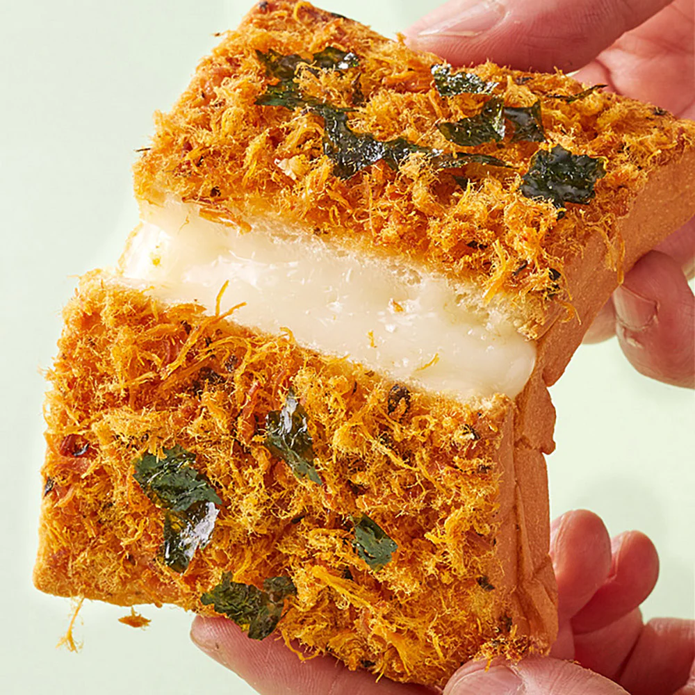 Bibizan Seaweed Pork Floss Toast - 600g Box - Image 4