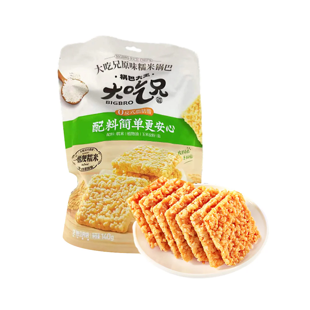 Bigbro Original Flavor Glutinous Rice Crackers - 140g