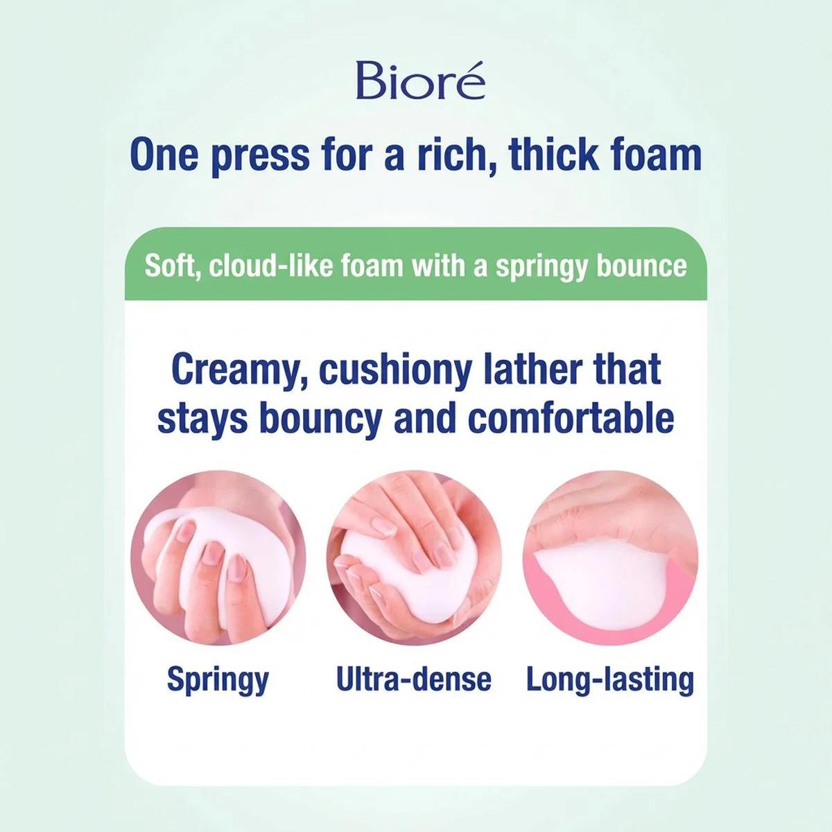 Bioré Marshmallow Whip Acne Care Foaming Facial Wash 150ml - Gentle Micro-Foam Cleanser for Oily & Acne-Prone Skin - Image 4