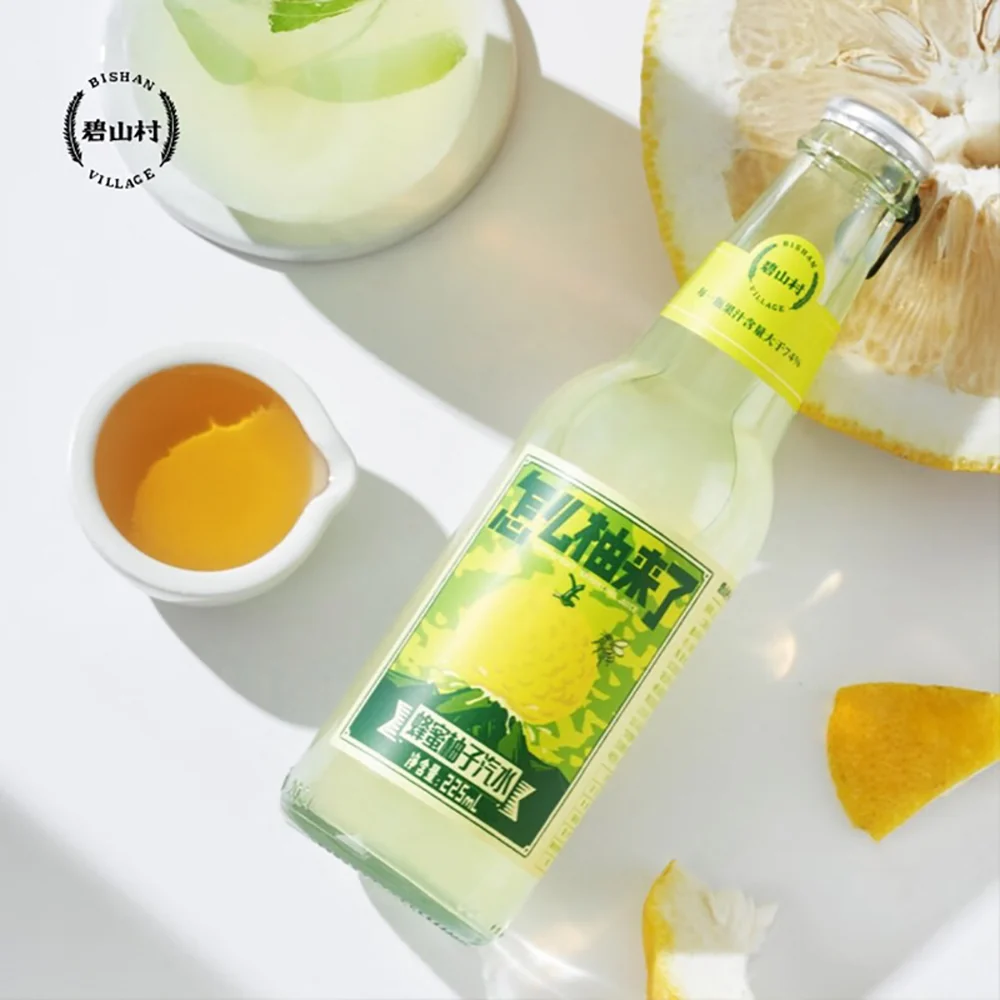 Bishan Village Honey Pomelo Soda - 225ml x 24 Bottles - Image 4