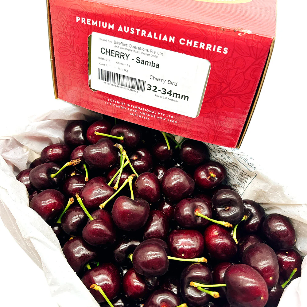BiteRiot Samba Premium Cherries Gift Box 32-34mm - 2kg - Image 3