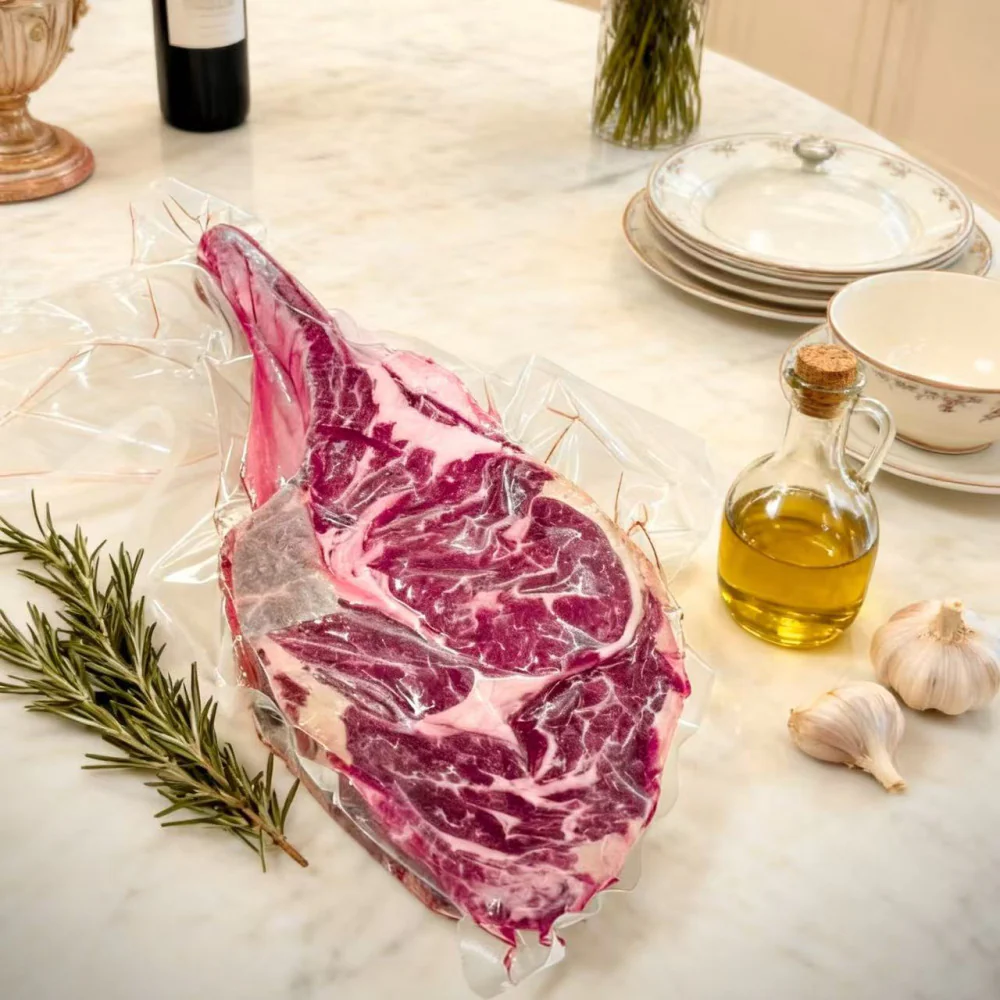 Black Angus Tomahawk Steak MB2+ Frozen 1.4kg