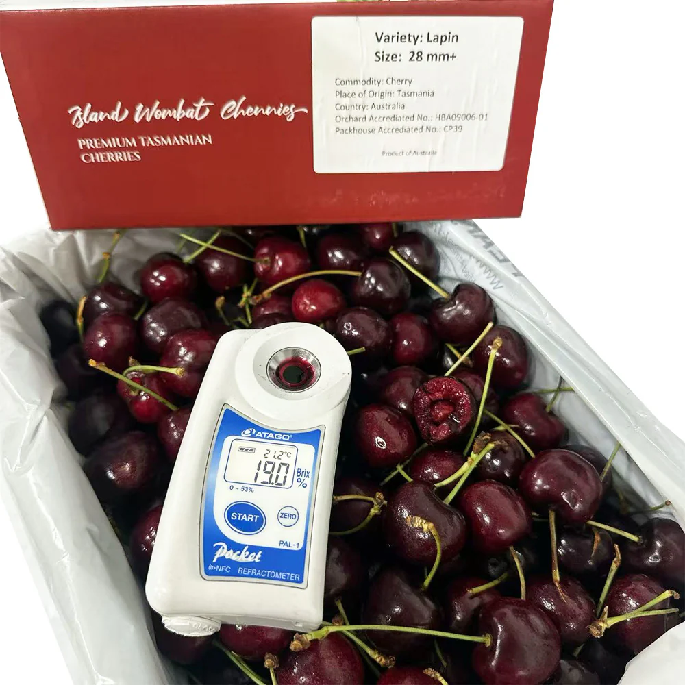 Bland Wombat Premium Tasmanian Lapin Cherries Gift Box 2kg (28mm+) - Image 2