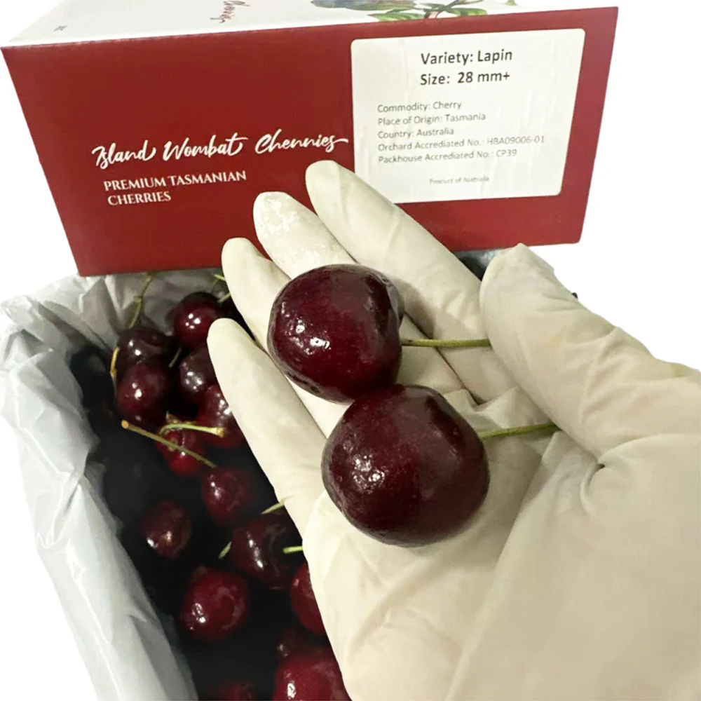 Bland Wombat Premium Tasmanian Lapin Cherries Gift Box 2kg (28mm+) - Image 3