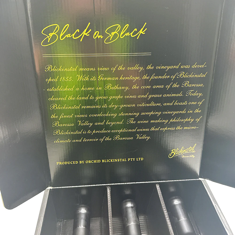 Blickinstal Barossa Valley Black on Black Shiraz 2021 Year of the Snake Limited Edition - 750ml - Image 3