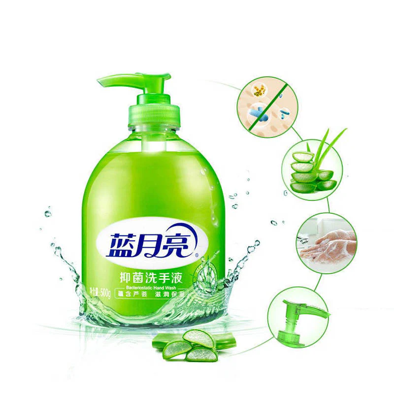 Blue Moon Aloe Antibacterial Hand Wash - 500g - Image 2