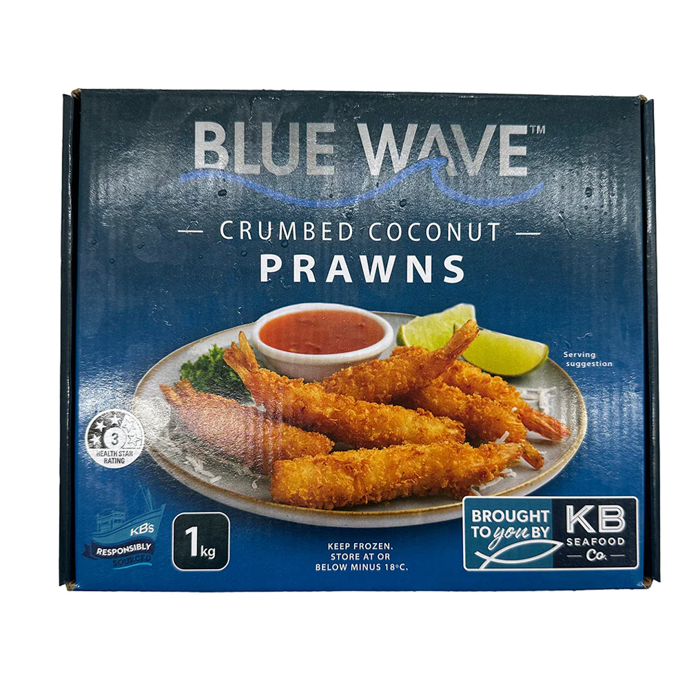 Blue Wave Crumbed Coconut Prawns 1kg - Image 2