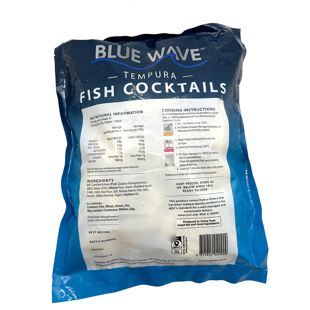 Blue Wave Tempura Fish Cocktails 1kg - Image 2