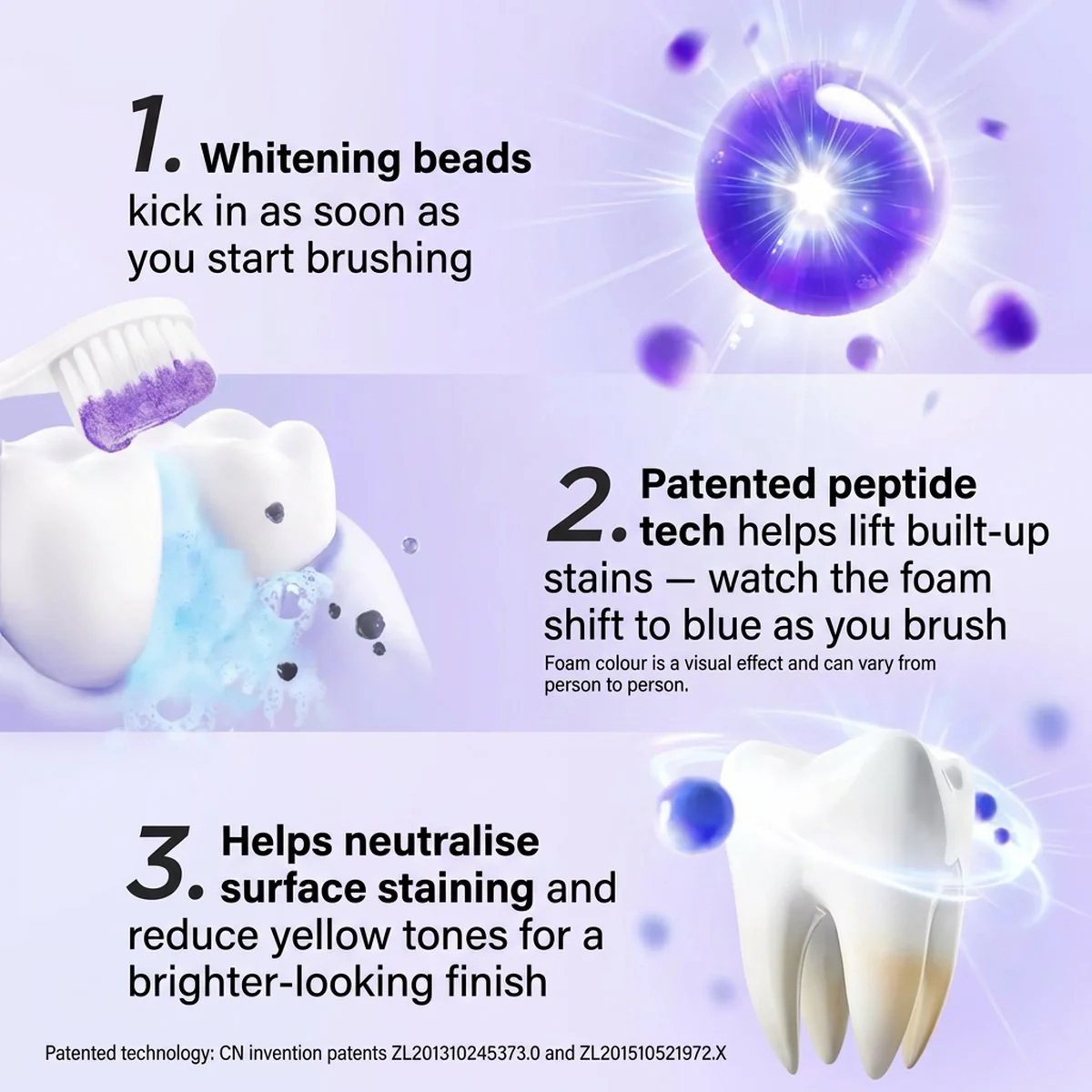 BOP Antimicrobial Peptide Toothpaste - Stain Removal & Whitening 120g - Image 2