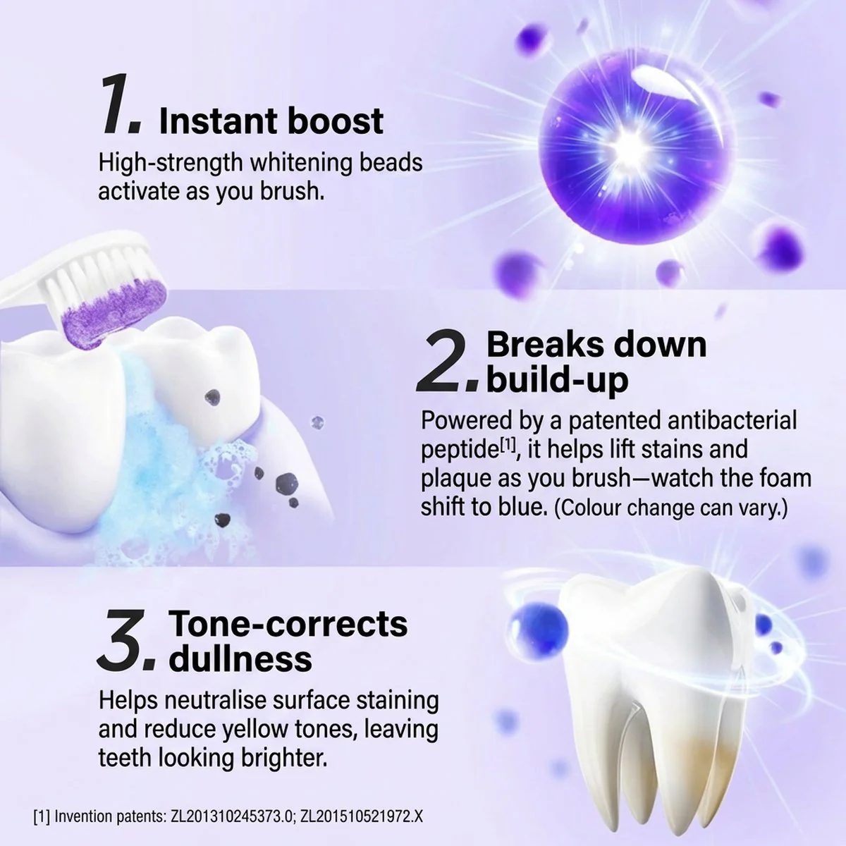 BOP Antimicrobial Peptide Toothpaste - Stain Removal & Whitening 120g - Image 3