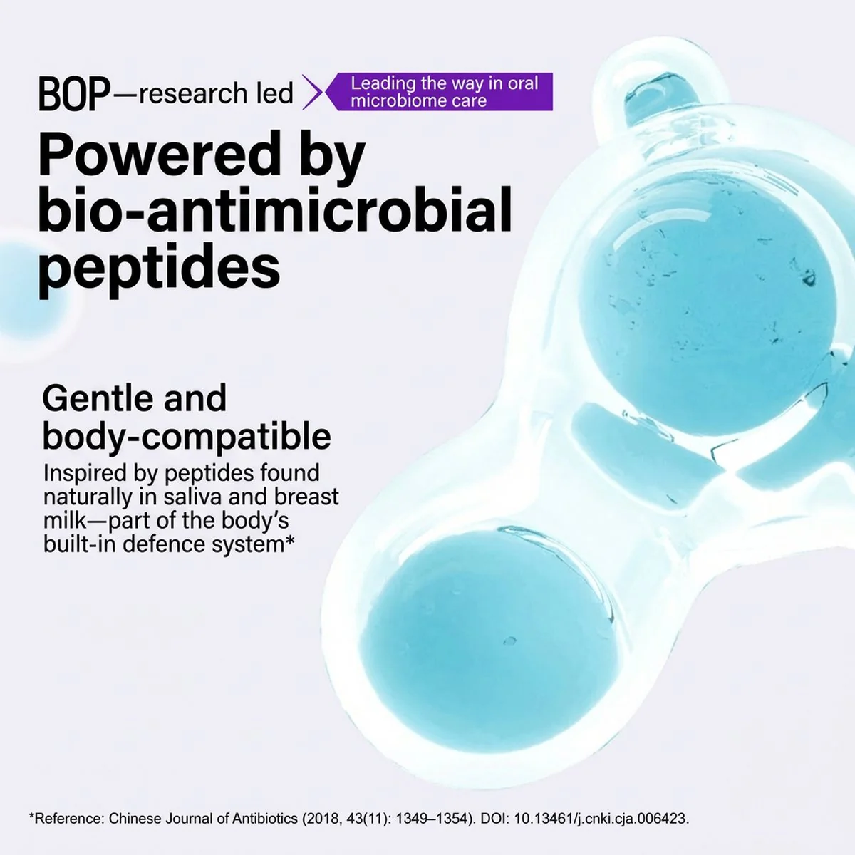 BOP Antimicrobial Peptide Toothpaste - Stain Removal & Whitening 120g - Image 5