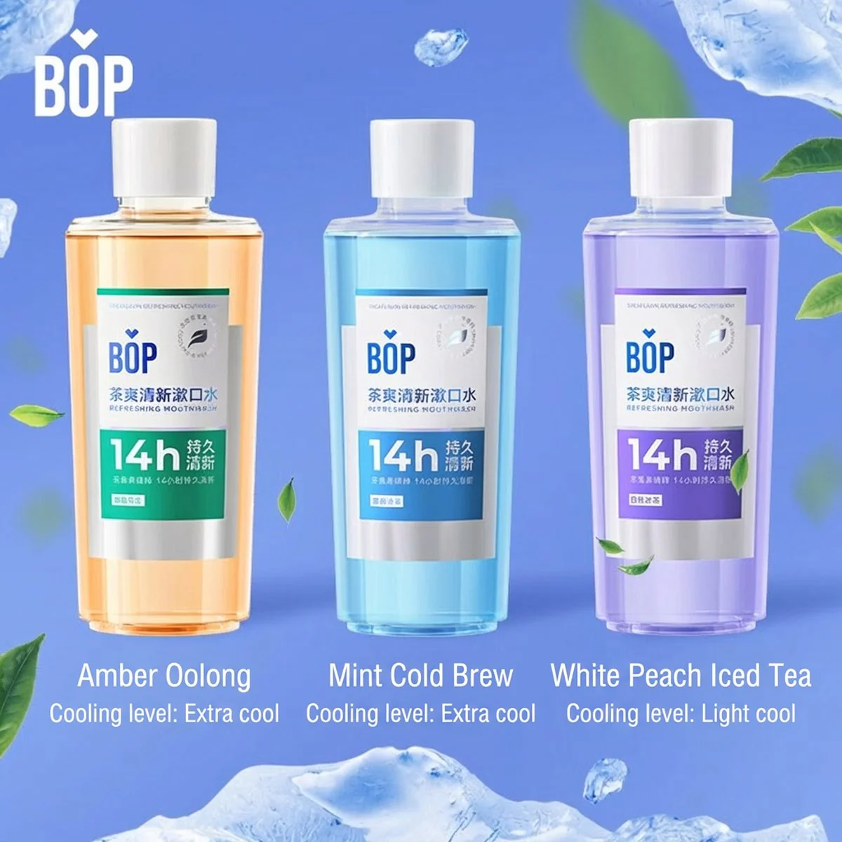 BOP Refreshing Mouthwash Mint Cold Brew - 500ml - Image 5