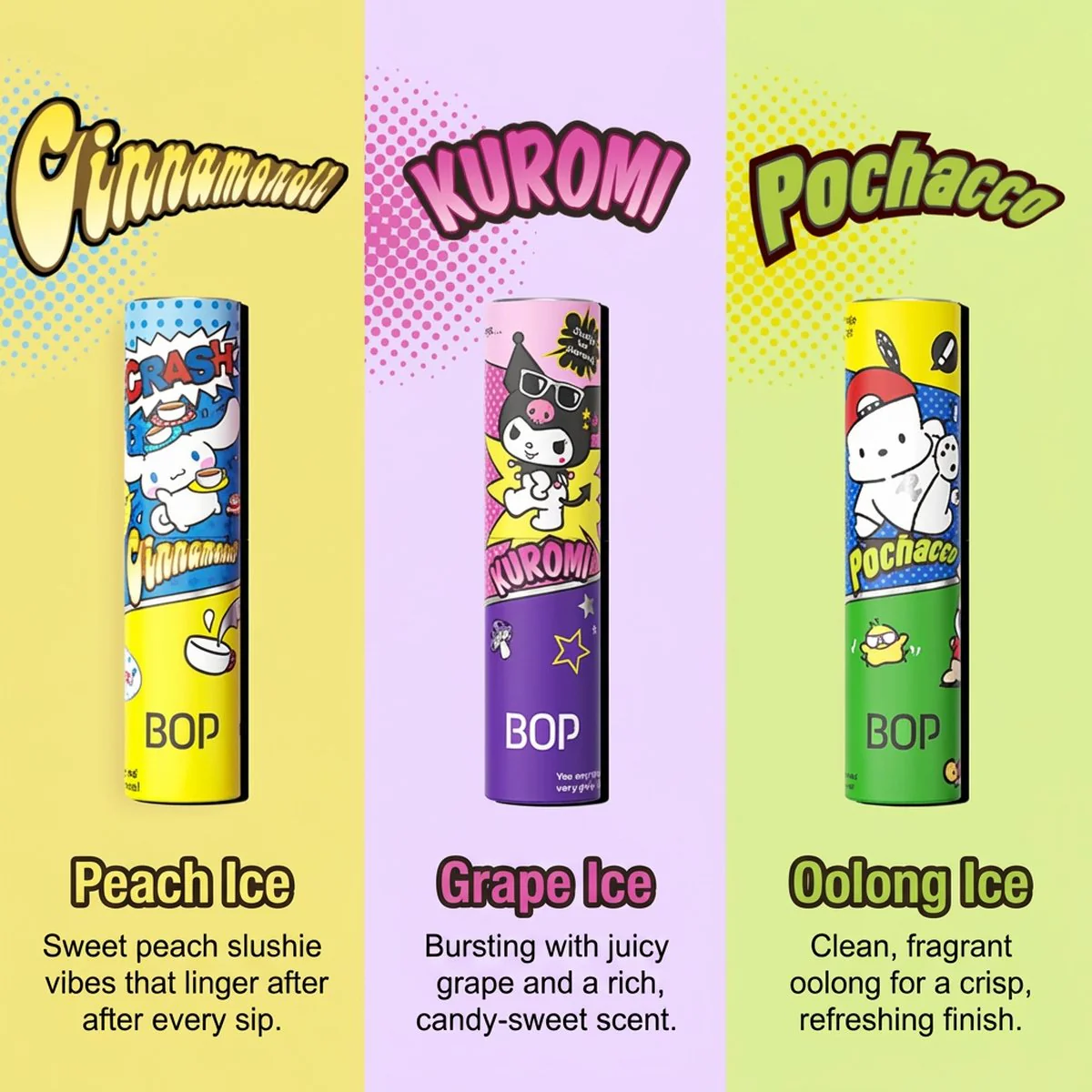 BOP x Pochacco Collaboration Mouth Spray Oolong Ice - 8ml - Image 3