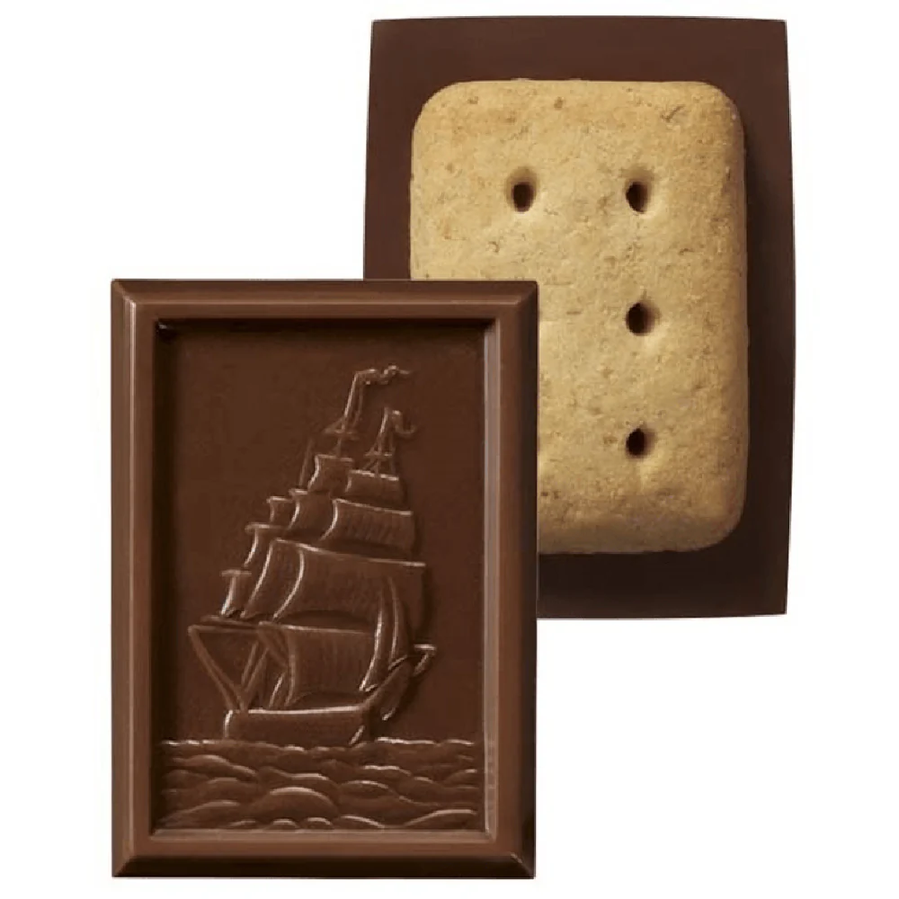 Bourbon Alfort Mini Milk Chocolate Biscuits - 12 Pieces - Image 2