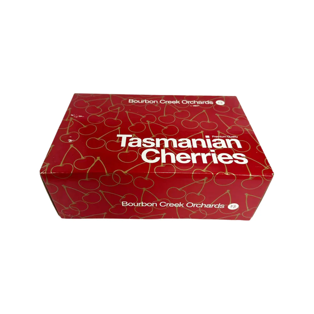 Bourbon Creek Orchards Tasmanian Lapin Cherries Gift Box 32mm+ 2kg - Image 6