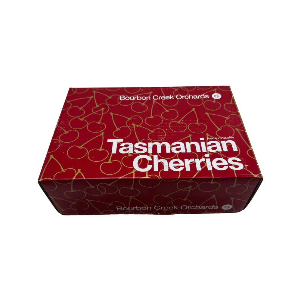 Bourbon Creek Tasmanian Cherries Gift Box 36mm+ - 1kg - Image 5