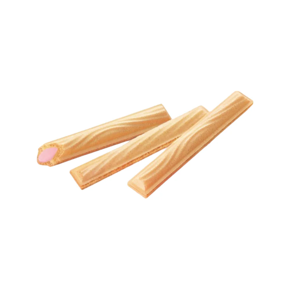 Bourbon Elise Strawberry Cream-Filled Wafer Sticks – 32 Sticks (2 × 16 Packs) 115.2g - Image 2