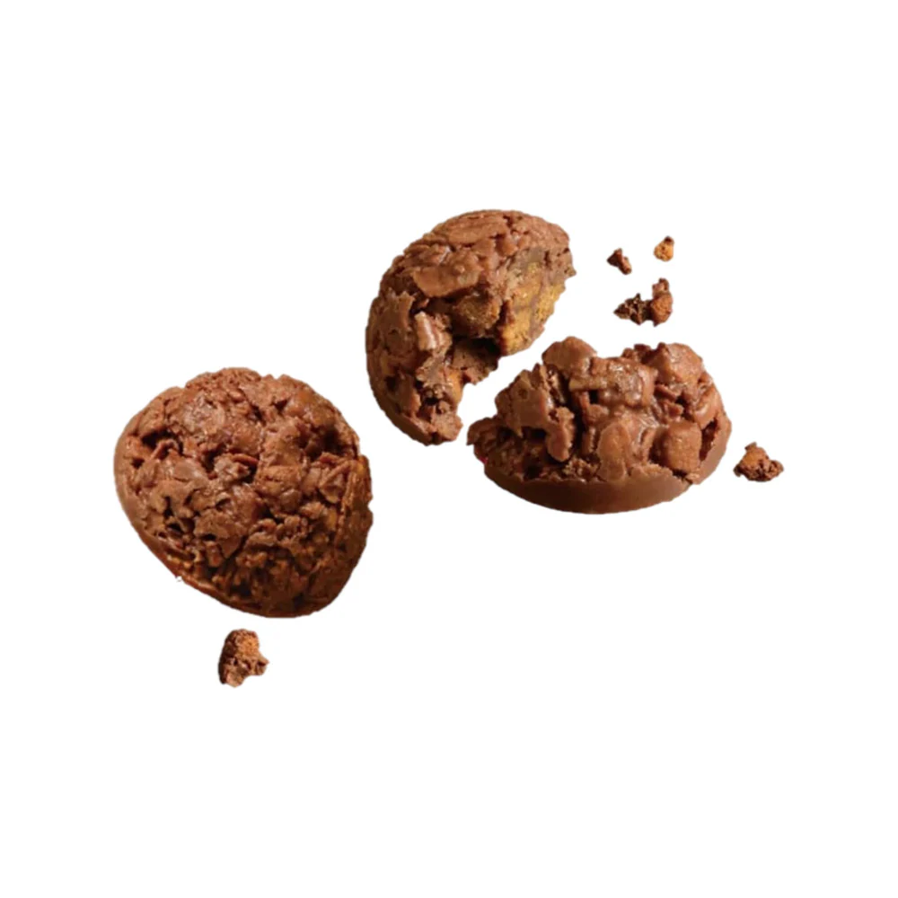 Bourbon ZAK LOOP Crunchy Chocolate Cookies 46g – Bite-Size Choco Clusters - Image 2
