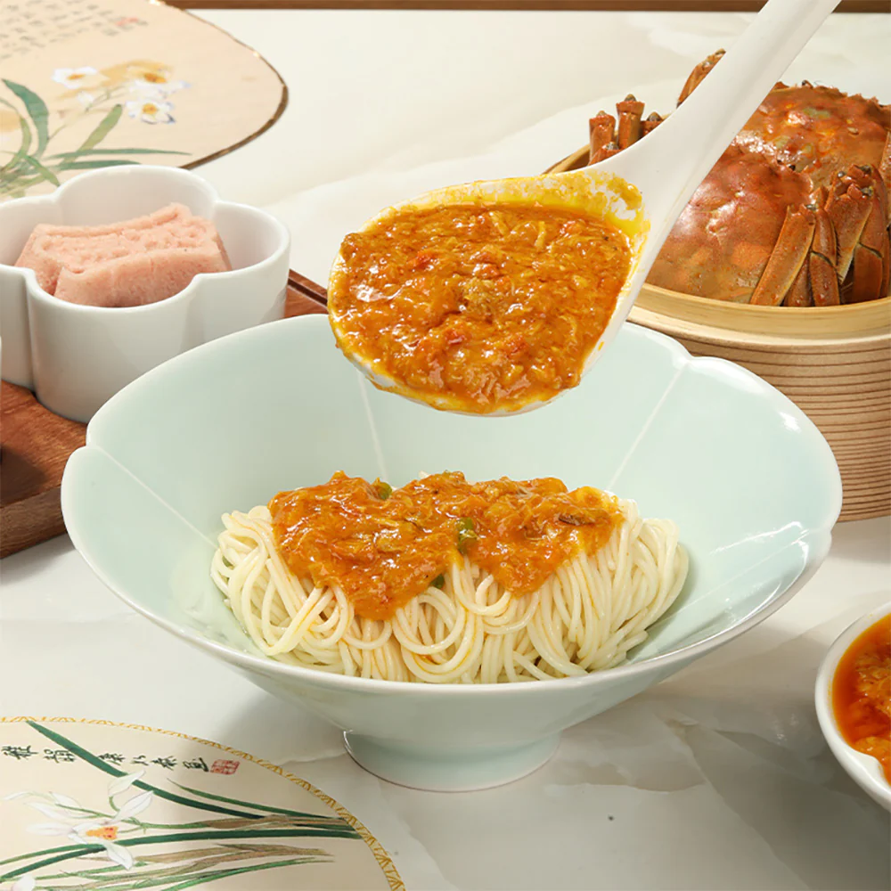 Budeng Crab Roe Tossed Noodles with Rich Crab Oil 293g - Image 2
