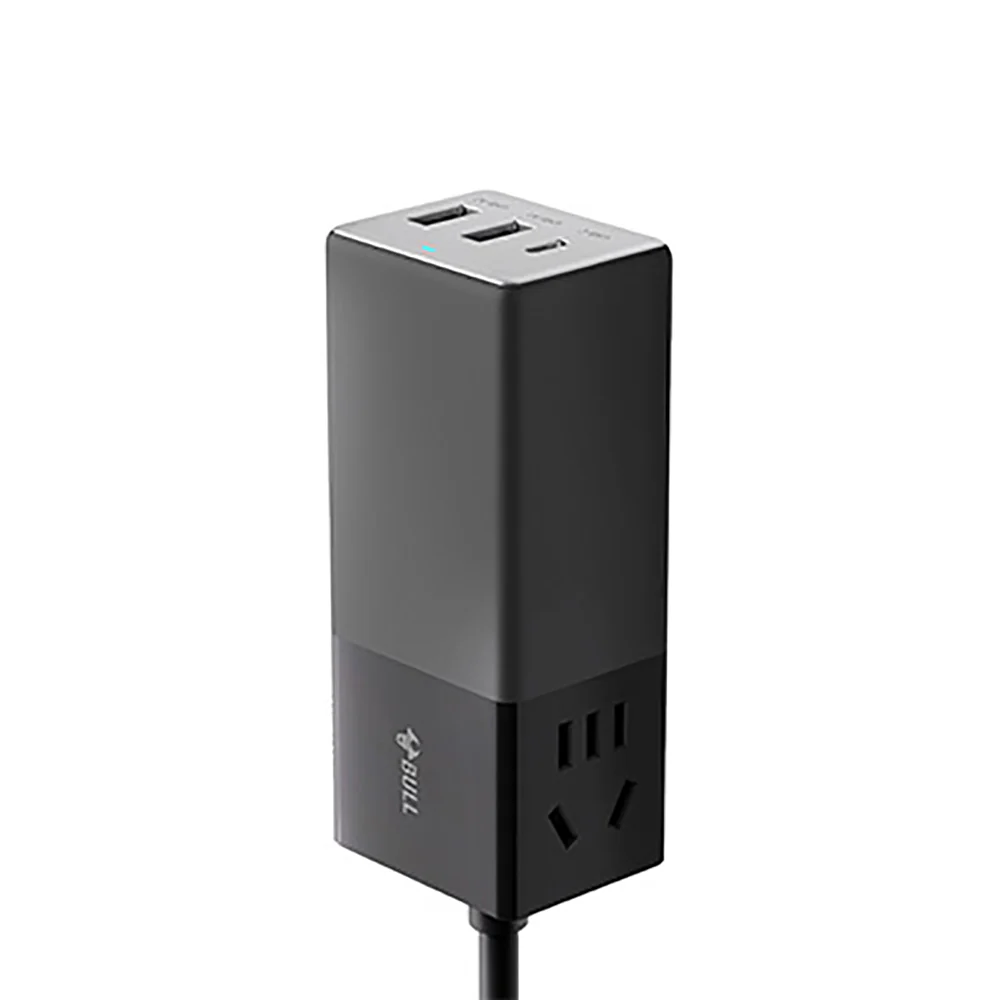 Bull 20W Portable Power Strip - Pebble Gray, 1.5m - Image 2