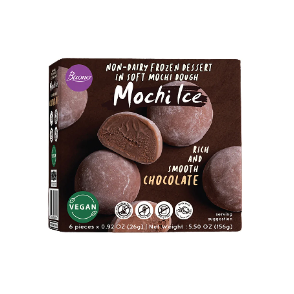 Buono Mochi Ice Cream Chocolate Flavor 6pcs 156g