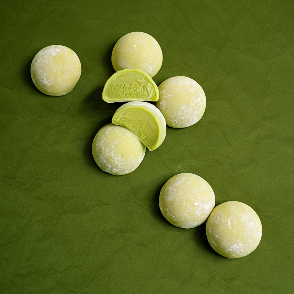 Buono Mochi Ice Cream Green Tea Flavor 6pcs 156g - Image 4