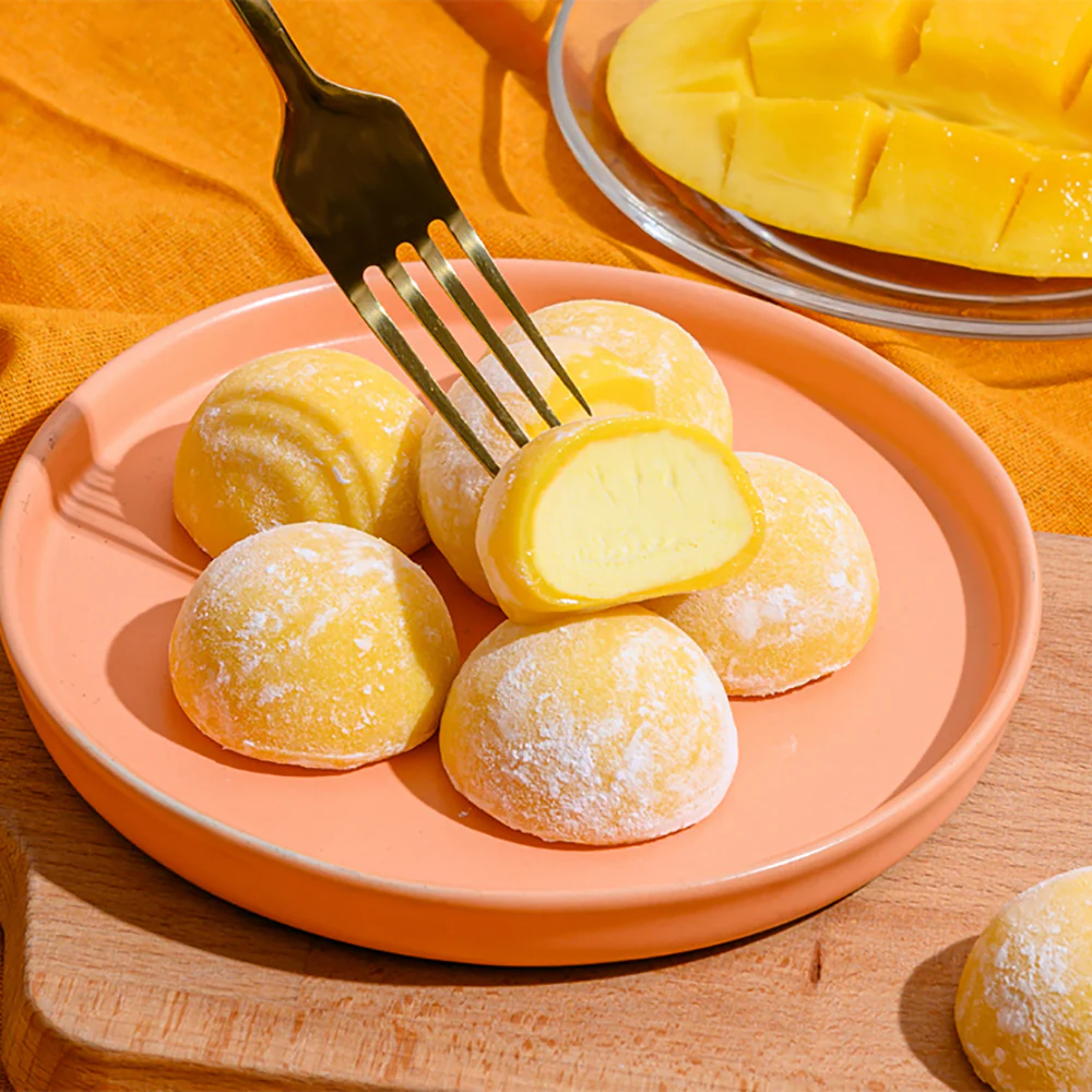 Buono Mochi Ice Cream Mango Flavor 6pcs 156g - Image 3