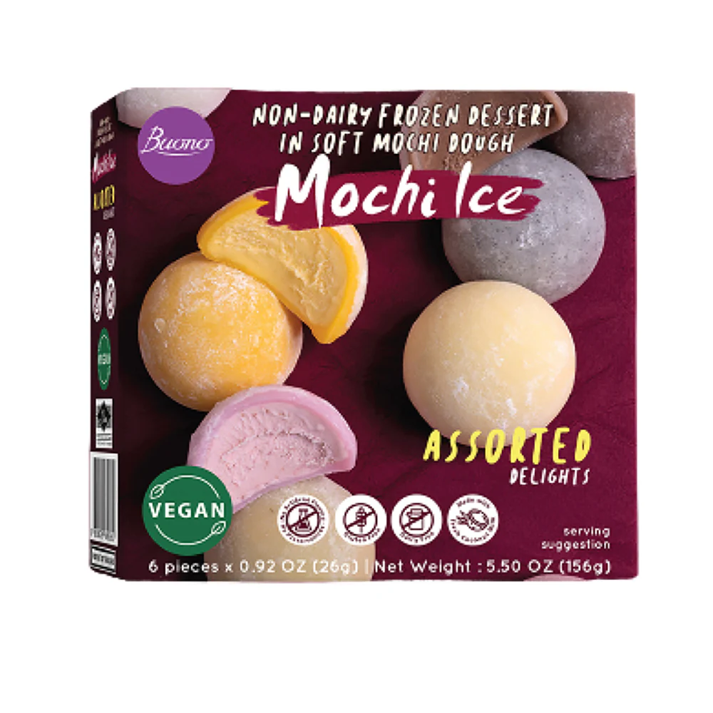 Buono Mochi Ice Cream Mixed Flavor 6pcs 156g