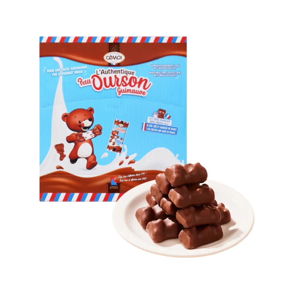 Cémoi Petit Ourson Chocolate Marshmallow Bears 920g (80 Pieces) – Limited Import