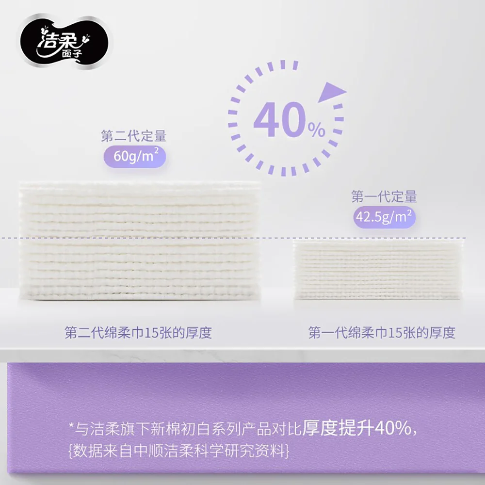 C&S Roll Facial Cleansing Towels - 60 Sheets - Image 2