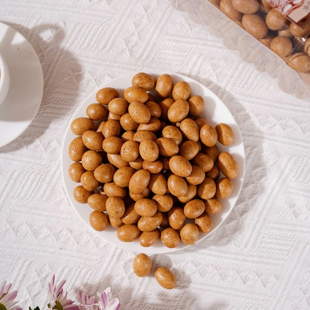 California Field Matsutake Organic Fish-Skin Coated Peanuts 1kg - Crispy Coated Peanut Snack - Image 2